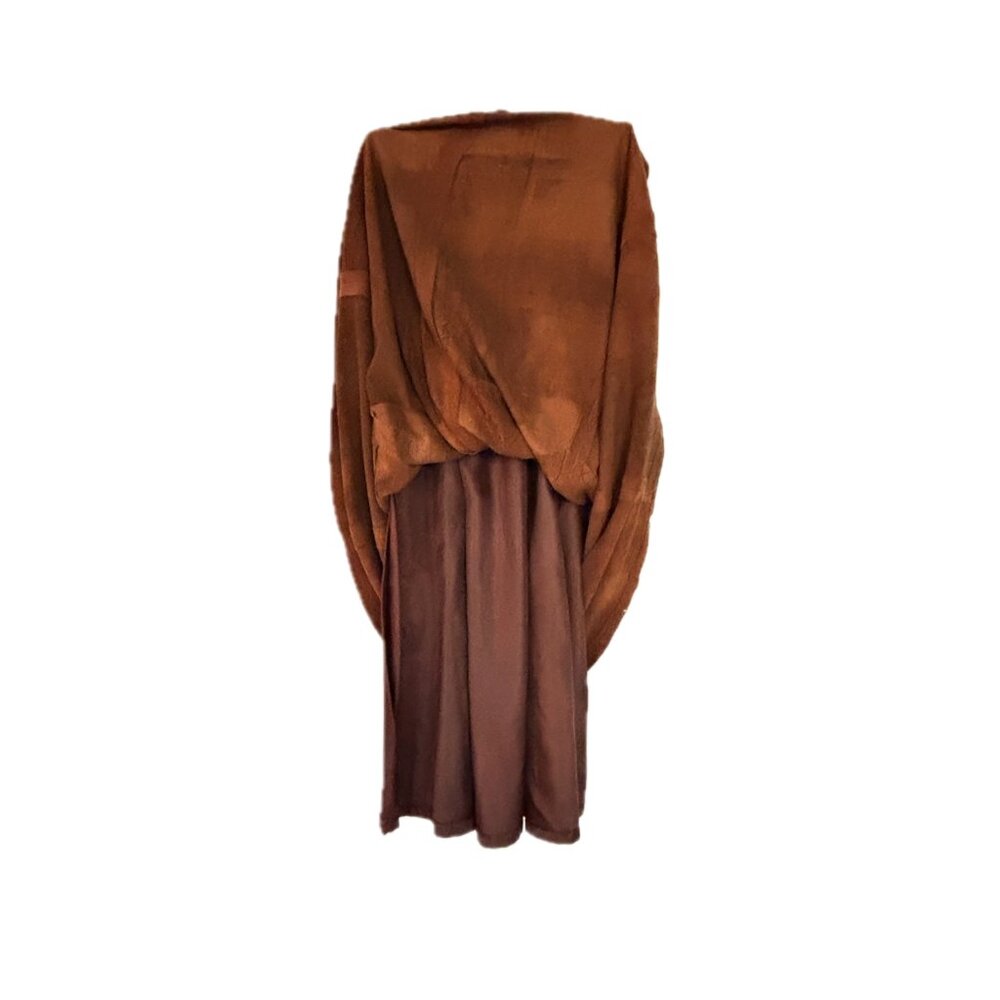 J.McLaughlin Real Suede Midi Skirt Boho A-line Western Flare Women's S Vintage - Picture 7 of 9